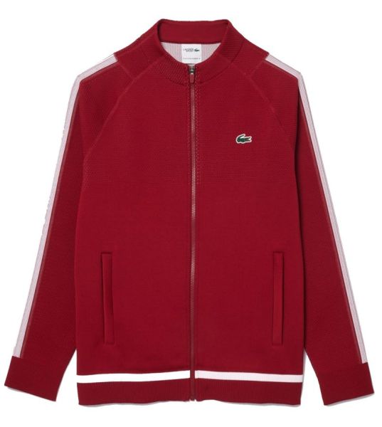 Мъжка блуза Lacoste Tennis x Novak Djokovic Sportsuit Jacket - maroon
