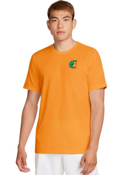Herren Tennis-T-Shirt Nike Court Dri-Fit T-Shirt Open - sundial