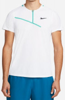 Tenisa polo krekls vīriešiem Nike Spring Slam Ultimate Zip Polo M - white/black