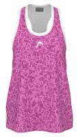 Camiseta para niña Head Girls Vision Agility Tank Top - print vision/vivid pink