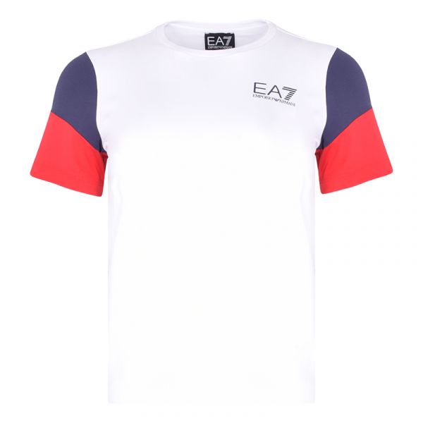 Chlapčenské tričká EA7 Boys Jersey T-shirt - white
