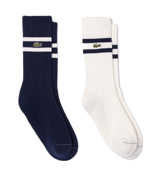 Șosete Lacoste SPORT Unisex Sock 2P - navy/white