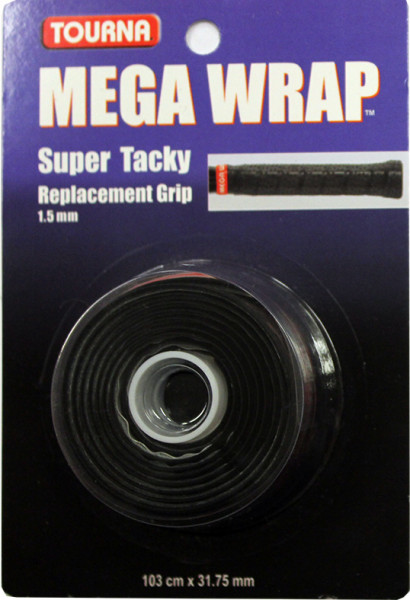 Λαβή - αντικατάσταση Tourna Mega Wrap black 1P
