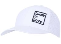 Casquette de tennis Lucky in Love LIL Laser Cut Cap - white