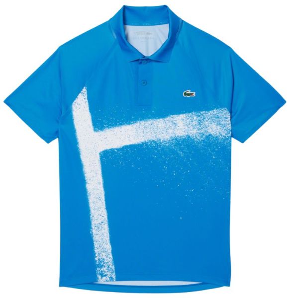 Men's Polo T-shirt Lacoste Tennis x Novak Djokovic On Court - Blue