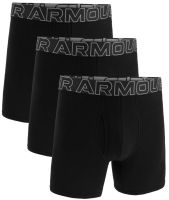 Boxers de sport pour hommes Under Armour Performance Cotton 6in Boxerjock 3P - Noir