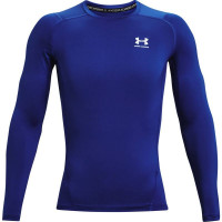 Herren Tennis-Langarm-T-Shirt Under Armour HeatGear Armour Comp Long Sleeve M - royal