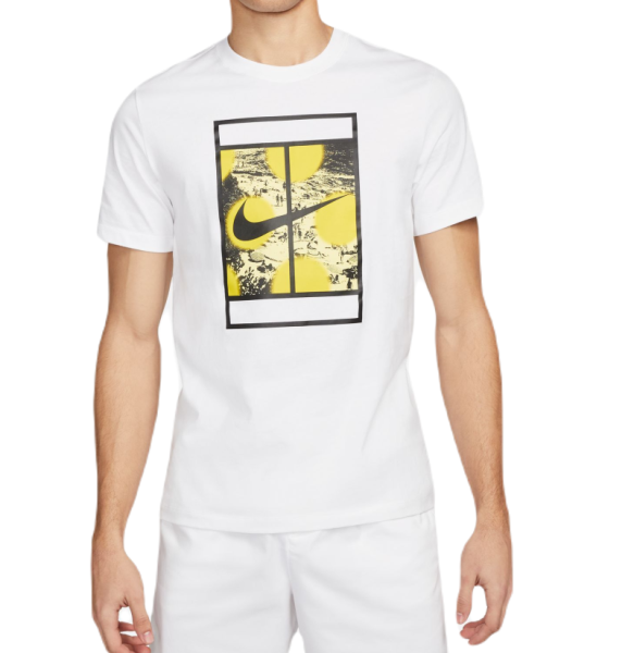 Męski T-Shirt Nike Court Tennis T-Shirt - white