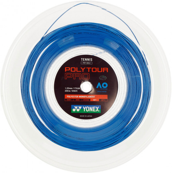 Corda da tennis Yonex Poly Tour Pro (200 m) - blue