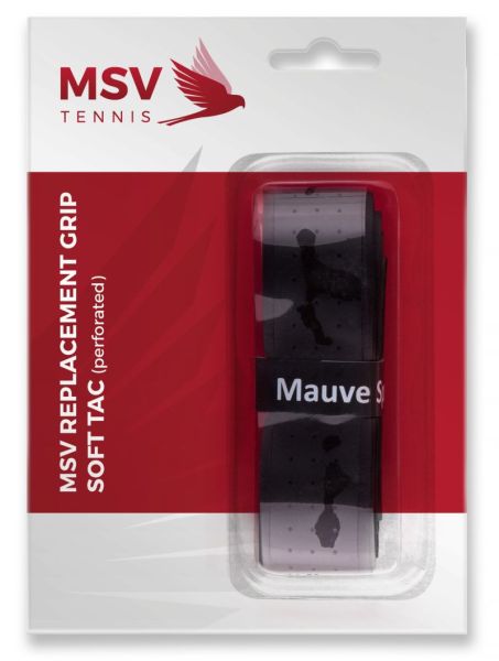 Tenisz markolat - csere MSV Soft Tac Perforated black 1P