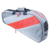 Tennistasche Head Elite 3R - grey/orange