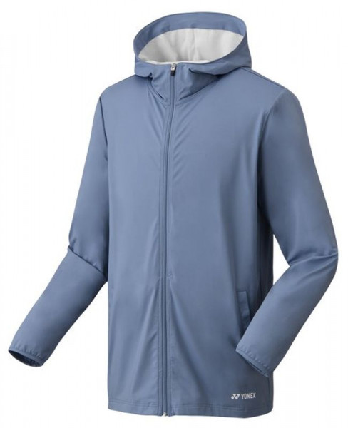 Herren Tennissweatshirt Yonex Men's Full Zip Hoodie - mist blue