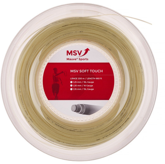 Racordaj tenis MSV Soft Touch (200 m) - natural