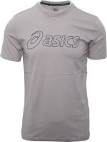 T-shirt da uomo Asics Logo Short Sleeve T-Shirt - moonrock/graphite grey