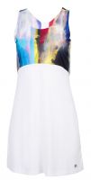 Robes de tennis pour femmes Fila Dress Fleur - white/multicolor