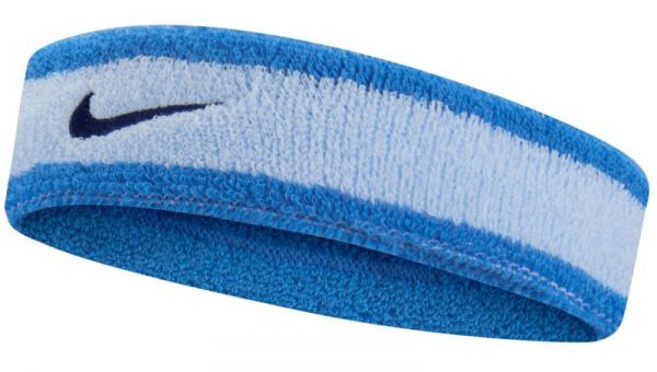 Лента за глава Nike Swoosh Headband - lt photo blue/celestine blue