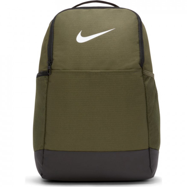 Tennisrucksack Nike Brasilia M Backpack - cargo khaki/black/white
