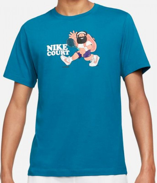  Nike Court Tee Slam M - green abyss