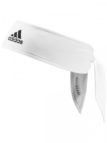  Adidas Tennis Two-Color Aeroready Reversible Headband (OSFM) - white/black/onix