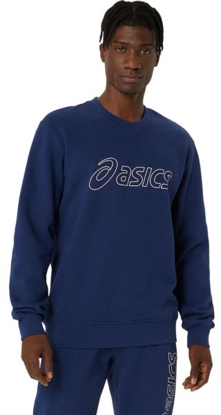 Męska bluza tenisowa Asics Sweat Shirt - Niebieski