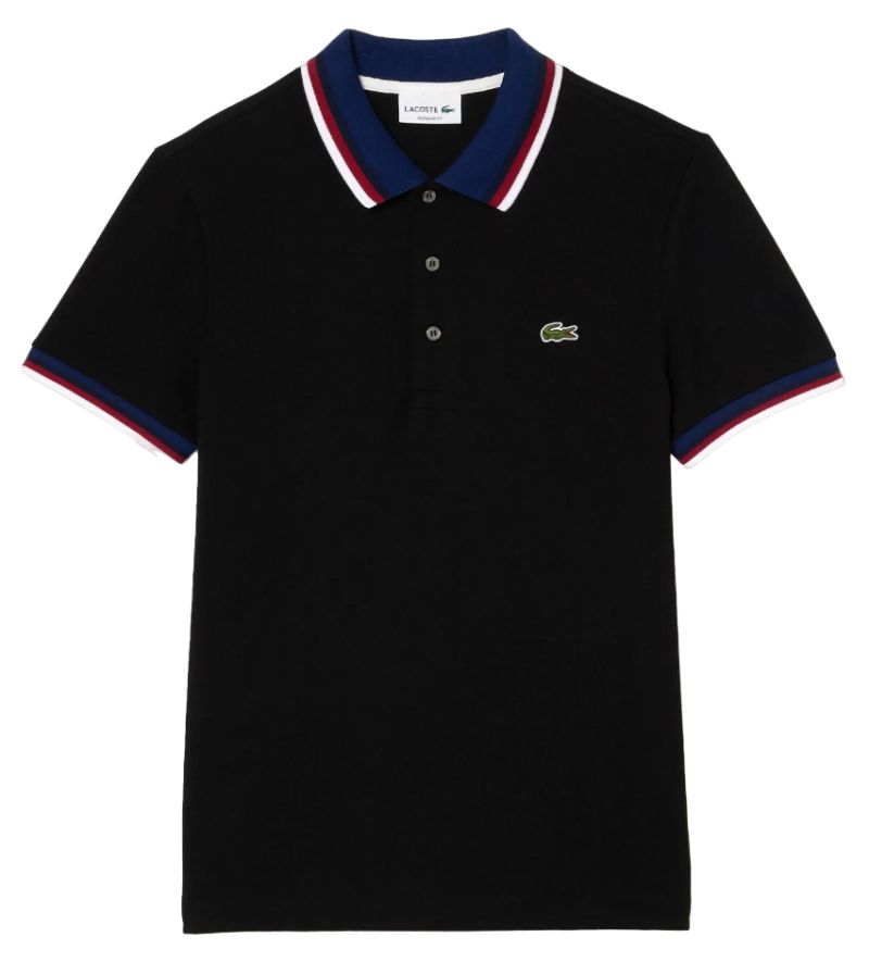 Lacoste t shirt collar best sale