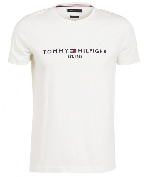 Tricouri bărbați Tommy Hilfiger Core Tommy Logo Tee - snow white