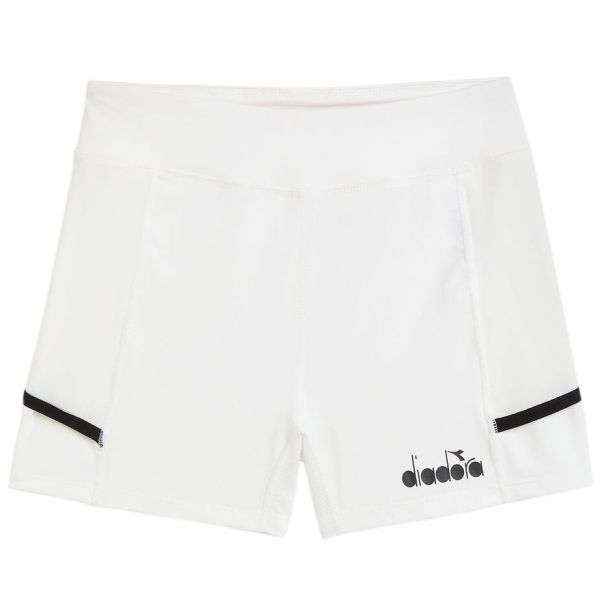 Damen Tennisshorts Diadora L. Short Tights Pocket W - optical white