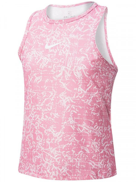  Nike Court Dri-Fit Victory Tank Printed G - elemental pink/white