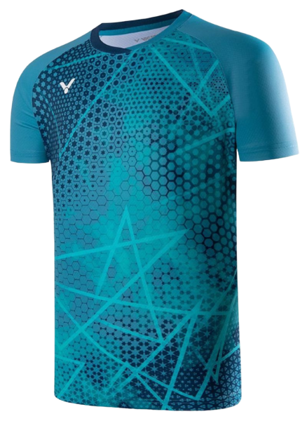 Herren Tennis-T-Shirt Victor T-40001TD A - Blau