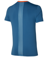 Muška majica Mizuno Shadow Graphic Tee - blue ashes Muška majica Mizuno Shadow Graphic Tee - blue ashes