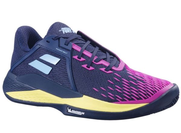 Zapatillas de tenis para hombre Babolat Propulse Fury 3 Clay - dark blue/pink aero