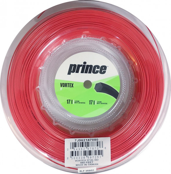 Χορδή τένις Prince Vortex (200 m) - red