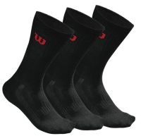 Socks Wilson Men's Crew Sock 3P - black