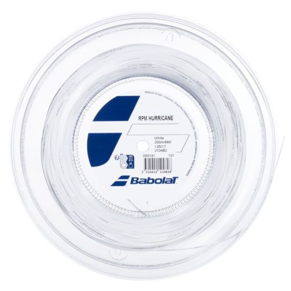 Tennis String Babolat RPM Hurricane (200 m) - white