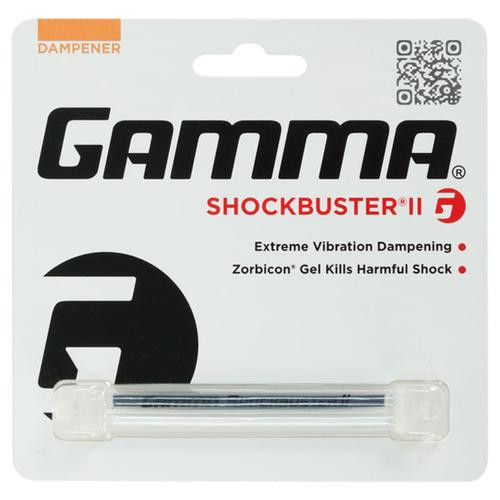 Tenisa vibrastopi Gamma Shockbuster II 1P - white/black
