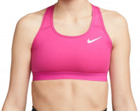 Γυναικεία Μπουστάκι Nike Dri-Fit Swoosh Band Bra Non Pad - active pink/active pink/white