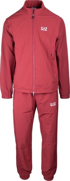 Herren Tennistrainingsanzug EA7 Man Woven - Rot