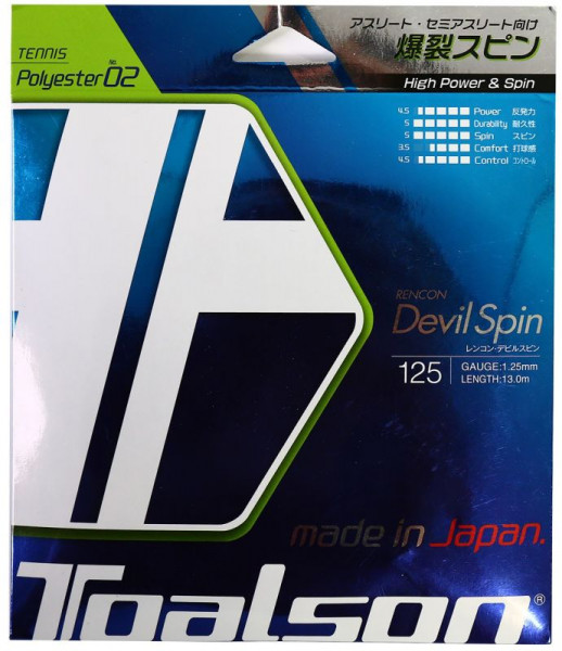 Tennis String Toalson Rencon Devil Spin (13 m) - red