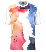 Camiseta para hombre Head Topspin T-Shirt - print vision/royal