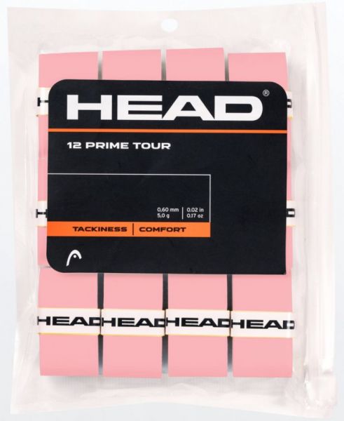 Tenisa overgripu Head Prime Tour 12P - pink