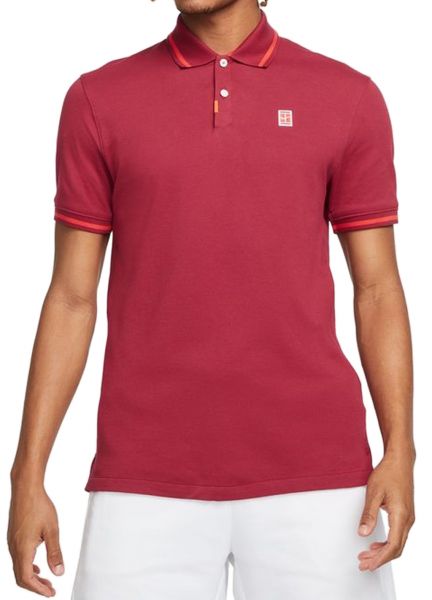 Мъжка тениска с якичка Nike Polo Dri-Fit Heritage Slim2 M - pomegranate