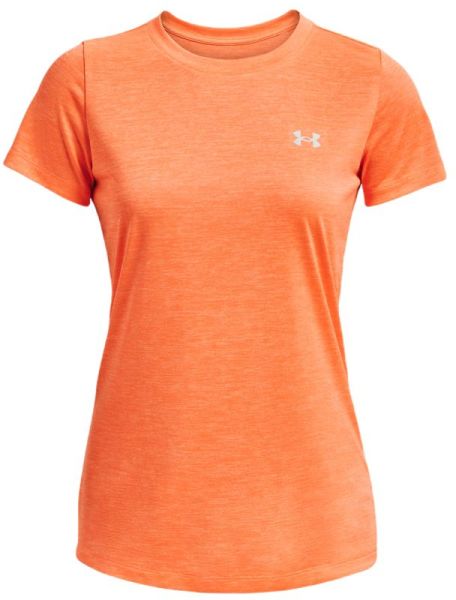 Damen T-Shirt Under Armour Women's UA Tech Twist T-Shirt - orange blast/orange tropic
