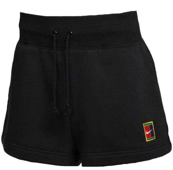 Women's shorts Nike Court Heritage Phoenix Fleece - Black