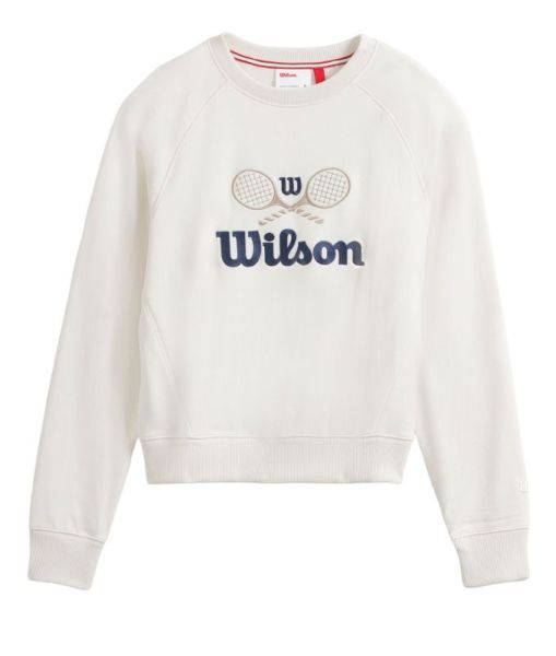 Damen Tennissweatshirt Wilson Grant Park Crewneck - sandrift