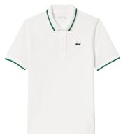 Γυναικεία Μπλουζάκι πόλο Lacoste Pique Polo Shirt With Contrast Striped Collar - Λευκός