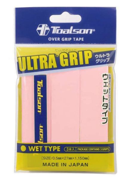 Grips de tennis Toalson UltraGrip 3P - pink