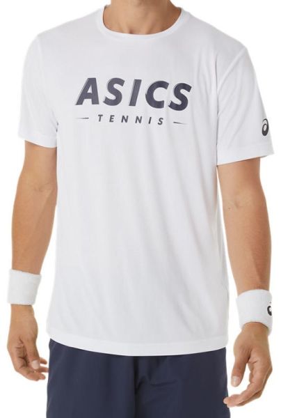Teniso marškinėliai vyrams Asics Court Tennis Graphic tee - brilliant white