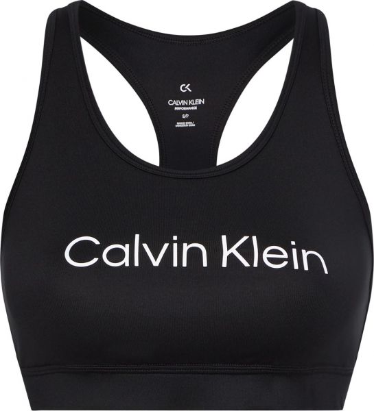 Topp Calvin Klein Medium Support Sports Bra - black