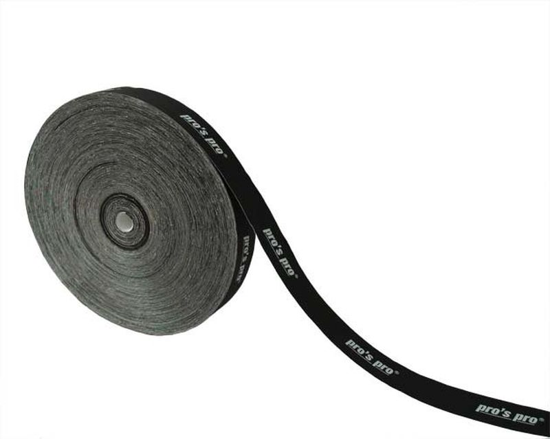 Pro's Pro Head Protection Tape 2,5 cm (50 m) Black Tennis Zone