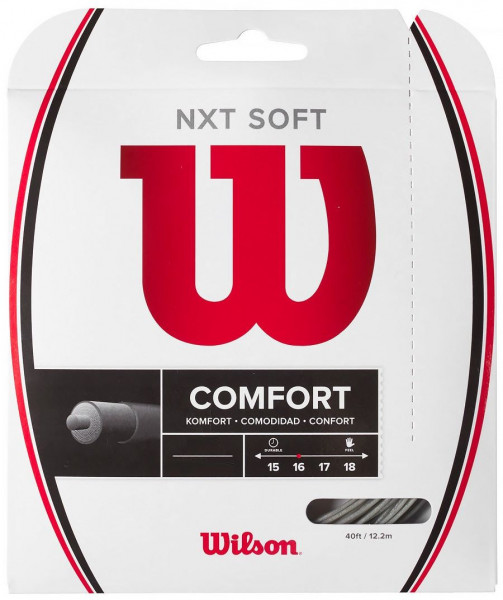 Tennis String Wilson NXT Soft (12 m) - silver
